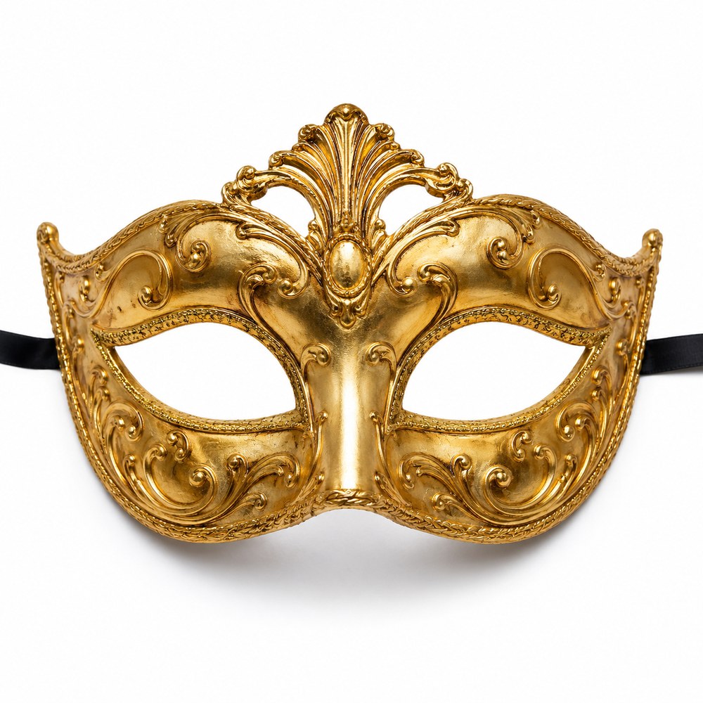 Maschera Carnevale Piume